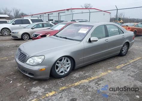 2003 Mercedes-Benz S 430 из США, поврежденный, VIN WDBNG70J63A356517